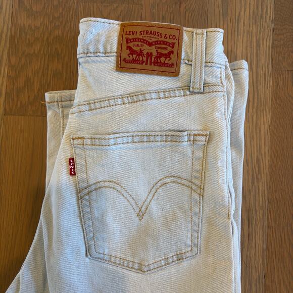 Levi’s Ribcage Straight Ankle Jeans Size 26 - Picture 3 of 8